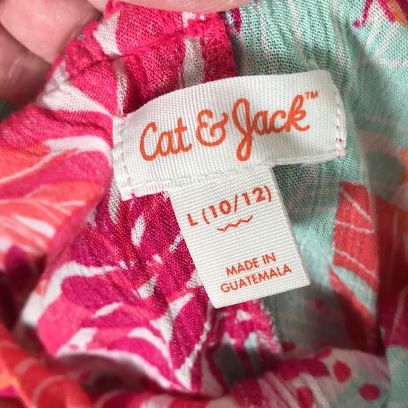 SWIMSUIT COVERUP DRESS MULTI COLORED BY CAT & JACK SIZE LARGE - Picture 3 of 6